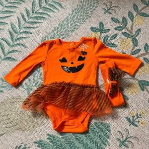 Halloween tutu outfit, 0-3 months